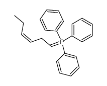 hex-3c-enylidene-triphenyl-λ5-phosphane Structure