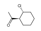 trans-1-Acetyl-2-chlor-cyclohexan结构式