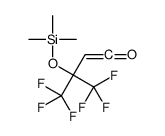 4,4,4-trifluoro-3-(trifluoromethyl)-3-trimethylsilyloxybut-1-en-1-one Structure