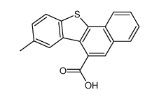 8-methylbenzo[b]naphtho[2,1-d]thiophene-6-carboxylic acid Structure