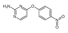 4-(4-nitro-phenoxy)-pyrimidin-2-ylamine结构式