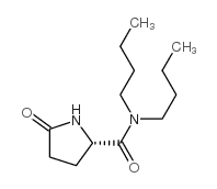 (S)-N,N-dibutyl-5-oxopyrrolidine-2-carboxamide结构式