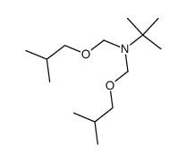 tert-butyl-bis-isobutoxymethyl-amine Structure