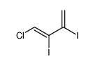 (Z)-1-Chloro-2,3-diiodobutadiene结构式