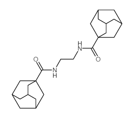 N-[2-(adamantane-1-carbonylamino)ethyl]adamantane-1-carboxamide Structure