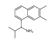 α-(6,7-dimethyl-1-naphthyl)isobutylamine Structure