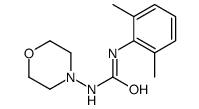 1-(2,6-dimethylphenyl)-3-morpholin-4-ylurea结构式