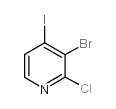 3-Bromo-2-chloro-4-iodopyridine structure