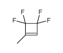 3,3,4,4-tetrafluoro-1-methylcyclobutene Structure