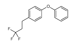 1-phenoxy-4-(3,3,3-trifluoropropyl)benzene结构式