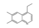 4-ethyl-6,7-dimethylquinoline Structure