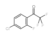 1-(4-CHLORO-2-FLUORO-PHENYL)-2,2,2-TRIFLUORO-ETHANONE structure