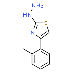 4-(2-METHYLPHENYL)-2(3H)-THIAZOLONE HYDRAZONE结构式