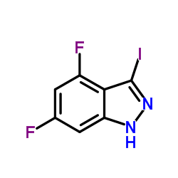 4,6-Difluoro-3-iodo-1H-indazole picture