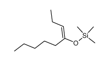 (E)-4-(trimethylsiloxy)-3-nonene Structure