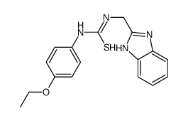 1-(1H-benzimidazol-2-ylmethyl)-3-(4-ethoxyphenyl)thiourea结构式