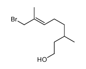 8-bromo-3,7-dimethyloct-6-en-1-ol结构式