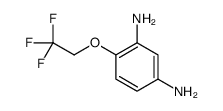 4-(2,2,2-trifluoroethoxy)benzene-1,3-diamine结构式