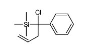 (1-chloro-1-phenylbut-3-enyl)-trimethylsilane Structure