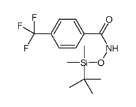 N-[tert-butyl(dimethyl)silyl]oxy-4-(trifluoromethyl)benzamide结构式