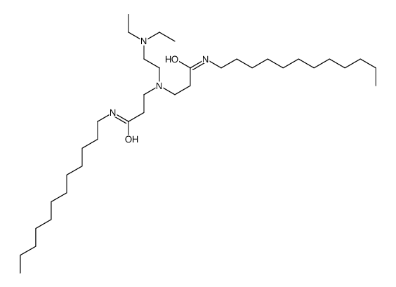 3-[2-(diethylamino)ethyl-[3-(dodecylamino)-3-oxopropyl]amino]-N-dodecylpropanamide Structure