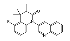 5-fluoro-3,4,4-trimethyl-1-quinolin-3-yl-3H-quinolin-2-one Structure