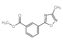 methyl 3-(3-methyl-1,2,4-oxadiazol-5-yl)benzoate Structure