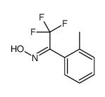 N-[2,2,2-trifluoro-1-(2-methylphenyl)ethylidene]hydroxylamine Structure