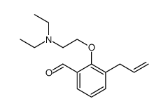 3-allyl-2-[2-(diethylamino)ethoxy]benzaldehyde Structure