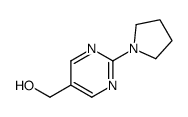 (2-(PYRROLIDIN-1-YL)PYRIMIDIN-5-YL)METHANOL Structure