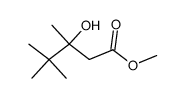 methyl 3-hydroxy-3,4,4-trimethylpentanoate结构式