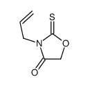 3-allyl-2-thioxooxazolidin-4-one structure