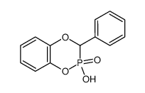 2,3-dihydro-2-hydroxy-3-phenyl-1,4,2-benzodioxaphosphorin 2-oxide结构式