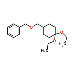 {[(4,4-Diethoxycyclohexyl)methoxy]methyl}benzene Structure