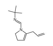 [1-(5-Allyl-2,3-dihydro-pyrrol-1-yl)-meth-(E)-ylidene]-tert-butyl-amine Structure