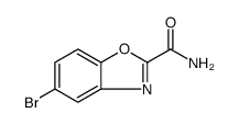 5-Bromo-benzooxazole-2-carboxylic acid amide结构式