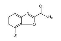 7-Bromo-benzooxazole-2-carboxylic acid amide结构式