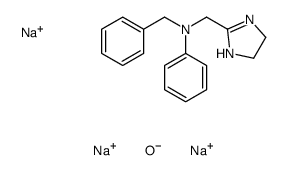 trisodium phosphate, compound with N-benzyl-4,5-dihydro-N-phenyl-1H-imidazole-2-methylamine (1:1) picture