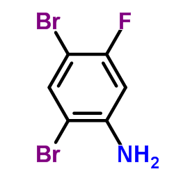 2,4-Dibromo-5-fluoroaniline Structure