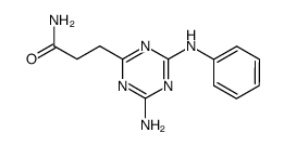 3-(amino-anilino-[1,3,5]triazin-2-yl)-propionic acid amide Structure