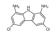 1,8-diamino-3,6-dichloro-9H-carbazole Structure