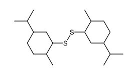 Di-p-Menthan-2-yldisulfid Structure