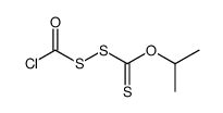 <2-propoxy(thiocarbonyl)>(chlorocarbonyl)disulfane Structure