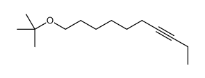10-[(2-methylpropan-2-yl)oxy]dec-3-yne Structure