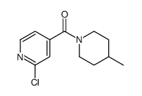 1-(2-Chloro-4-pyridylcarbonyl)-4-Methylpiperidine结构式