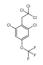 1,3-dichloro-2-(2,2,2-trichloroethyl)-5-(trifluoromethoxy)benzene结构式