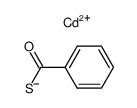 thiobenzoic acid, cadmium-salt结构式