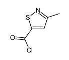 3-methyl-1,2-thiazole-5-carbonyl chloride结构式