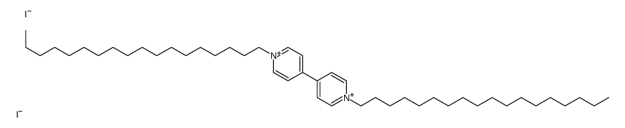 1-octadecyl-4-(1-octadecylpyridin-1-ium-4-yl)pyridin-1-ium,diiodide结构式
