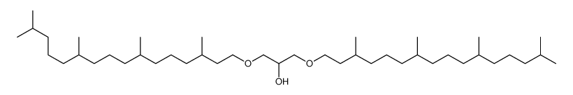 1,3-bis(3,7,11,15-tetramethylhexadecoxy)propan-2-ol结构式